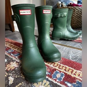 Hunter Women’s Original Short Rain Boots, Hunter Green